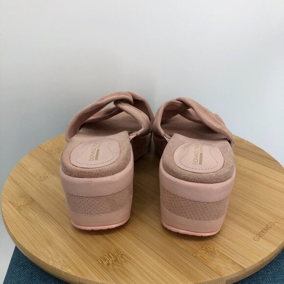 Donald J Pliner Sportique Daisy Shrimp twist  top slide wedge sandals 7.5 - Picture 13 of 16